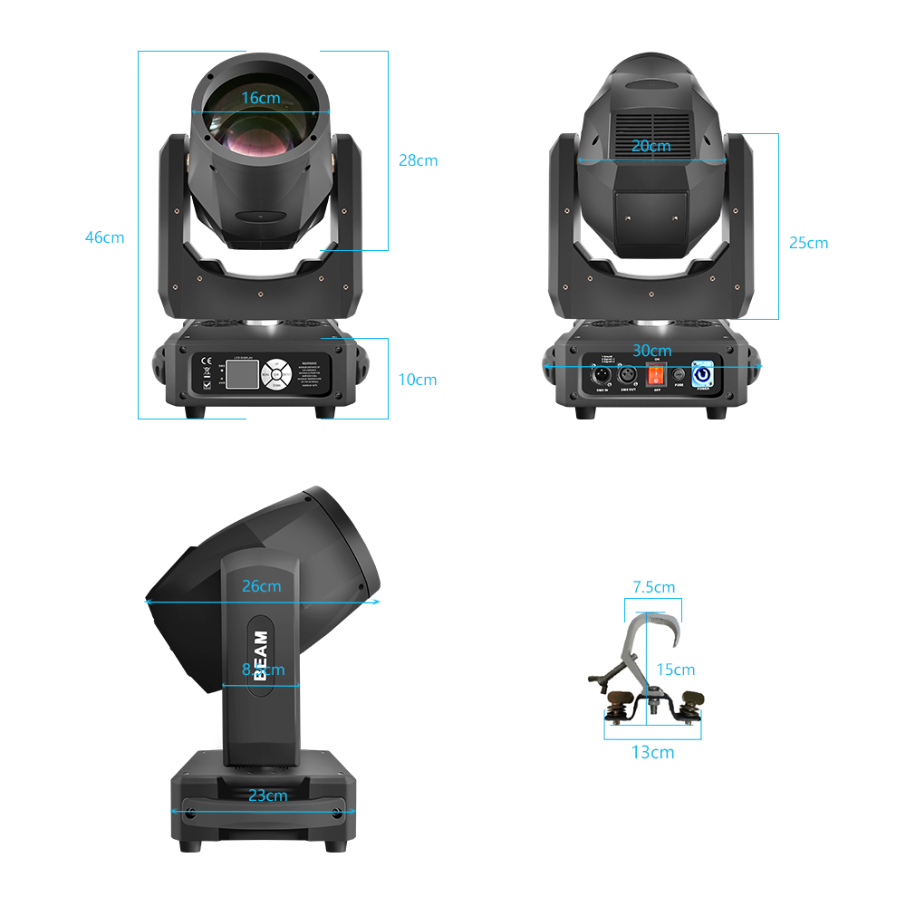 BEAM-230W Professional Moving Head Light BEAM-7R